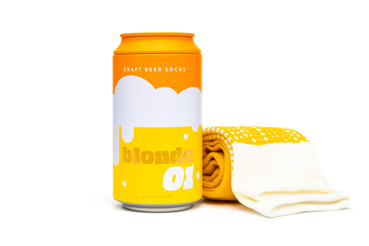 Luckies Originals - Craft Socks: Hazy IPA (Orange)