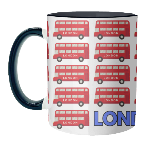 Mugs 'London Buses' by Lilly Rose