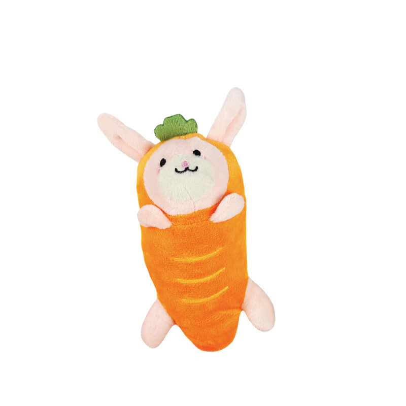Plush Animal Squeaky Dog Toy with Crinkle Sound: Mouse 13*13*10cm