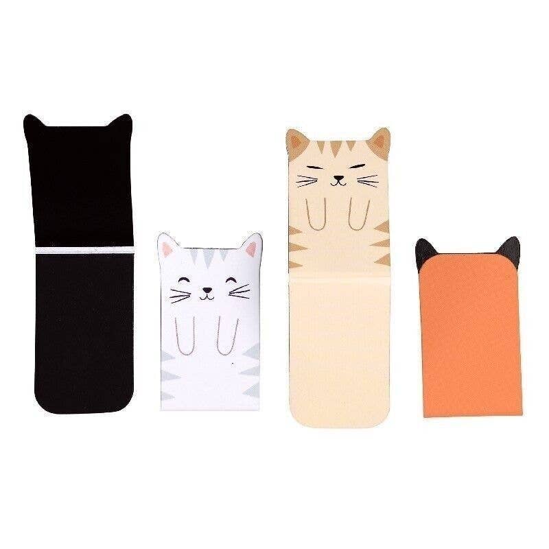 Magnetic Cat Bookmarks (Set of 4)