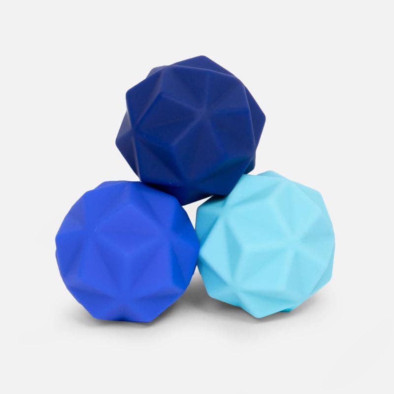 SPEKS. Odds Soft Silicone Fidget Magnets: Blue Peaks / Single