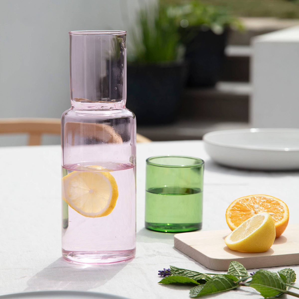 Duo Tone Glass Carafe