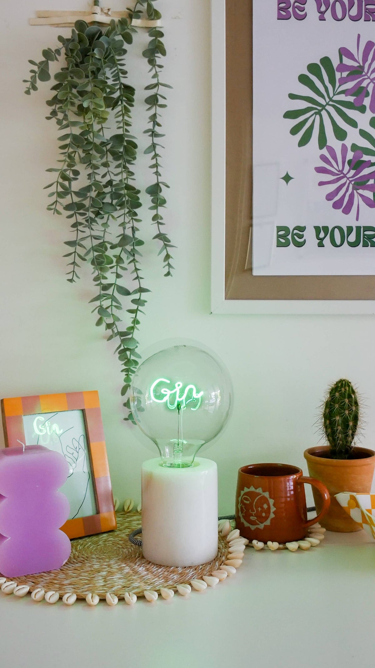 LED Text Light Bulbs- Screw Down