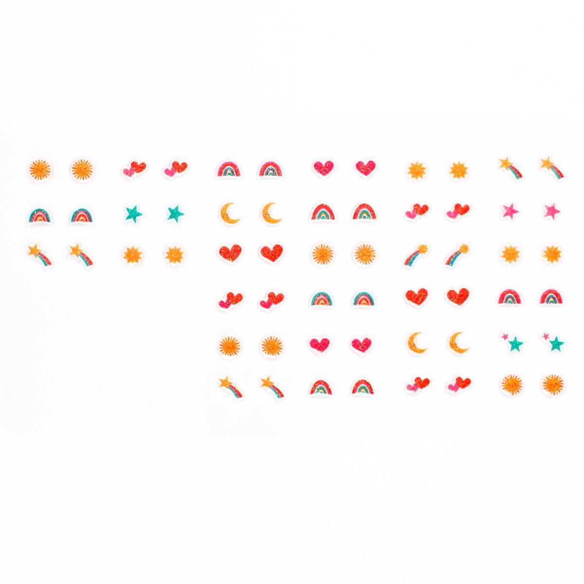 Stick On Earrings (30 Pairs) - Cosmic Love