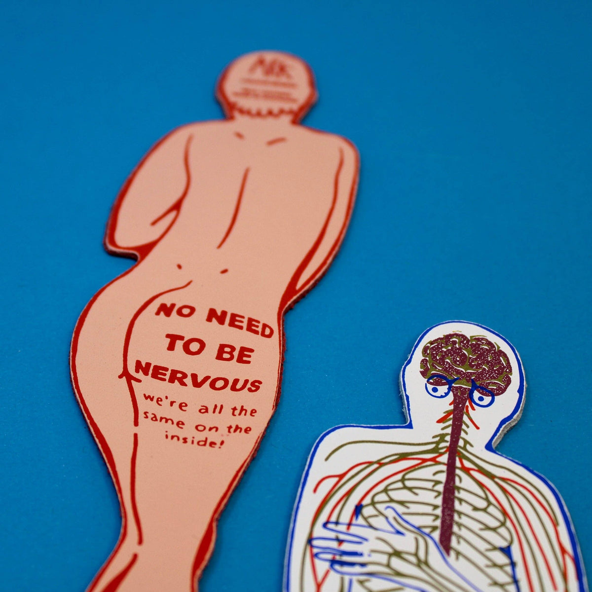 Don't Be Nervous Bookmark: Pale Pink