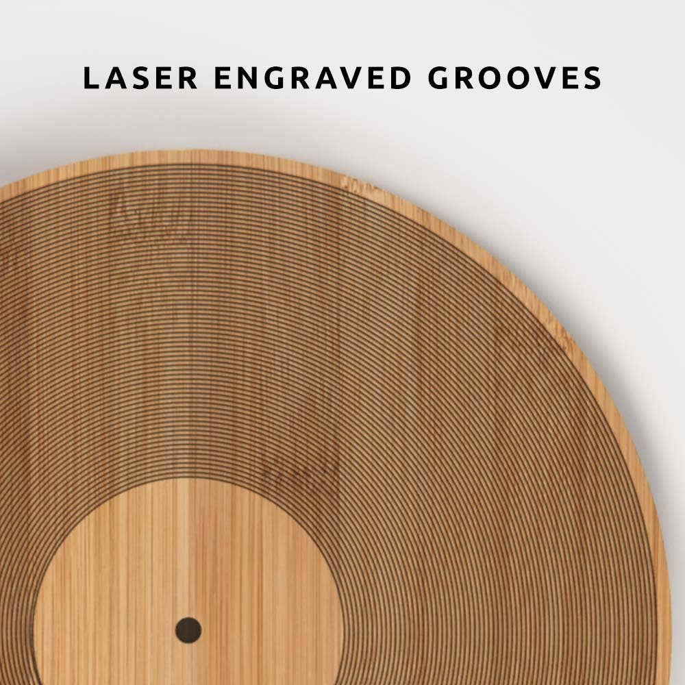 12&quot; Record Bamboo Chopping Board | Sustainable Cutting Board