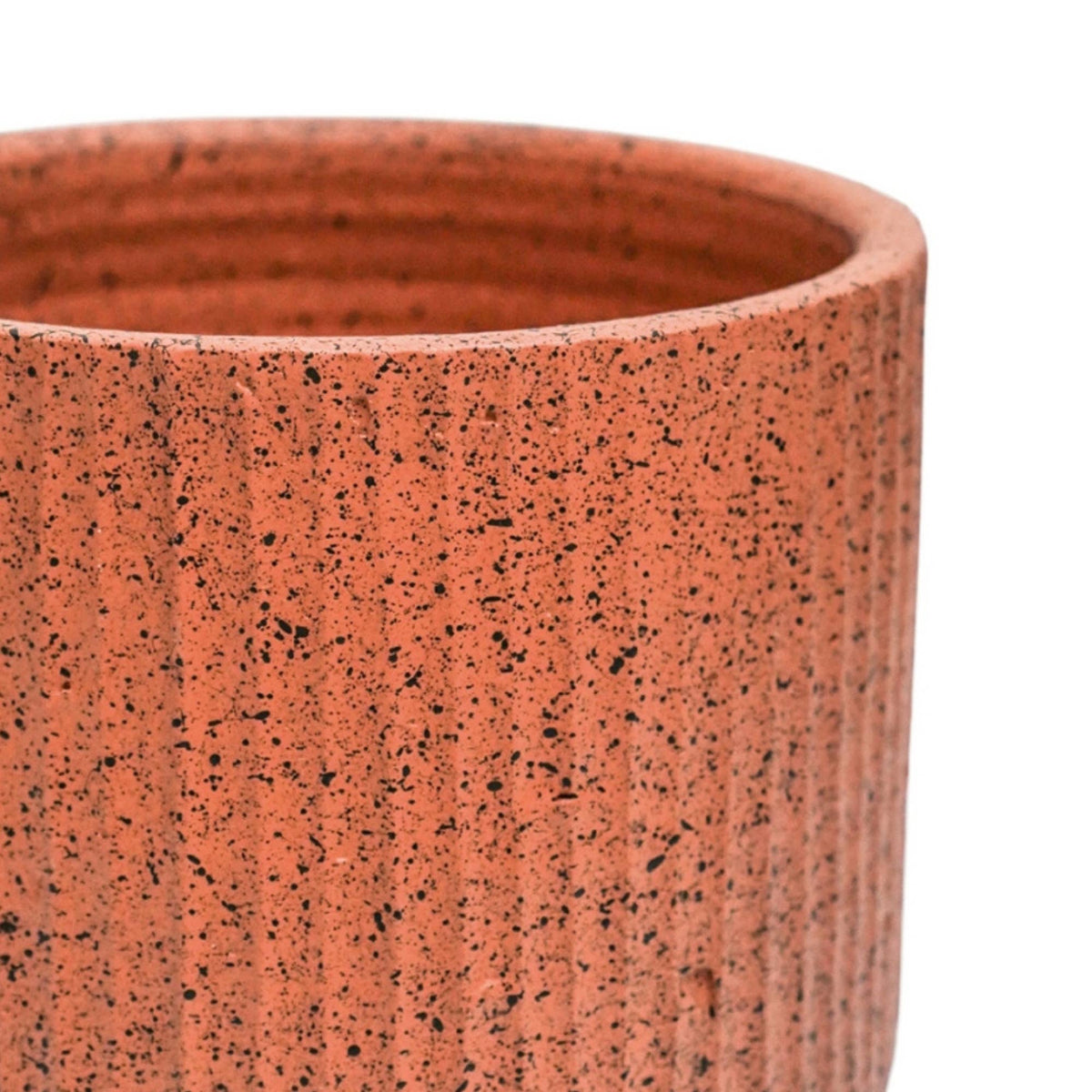 Solento Speckle Planter 20cm: Gray / Ceramic / English