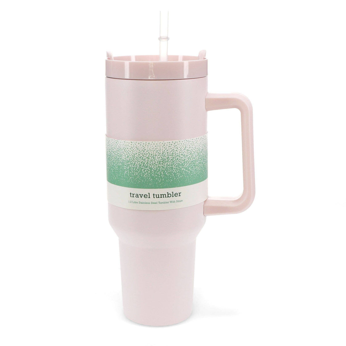 Travel Tumbler With Handle (1.2Ltr) - Light Pink