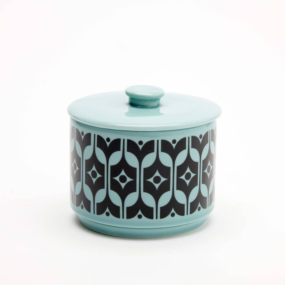 Magpie x Hornsea Lidded Bowl Heirloom teal