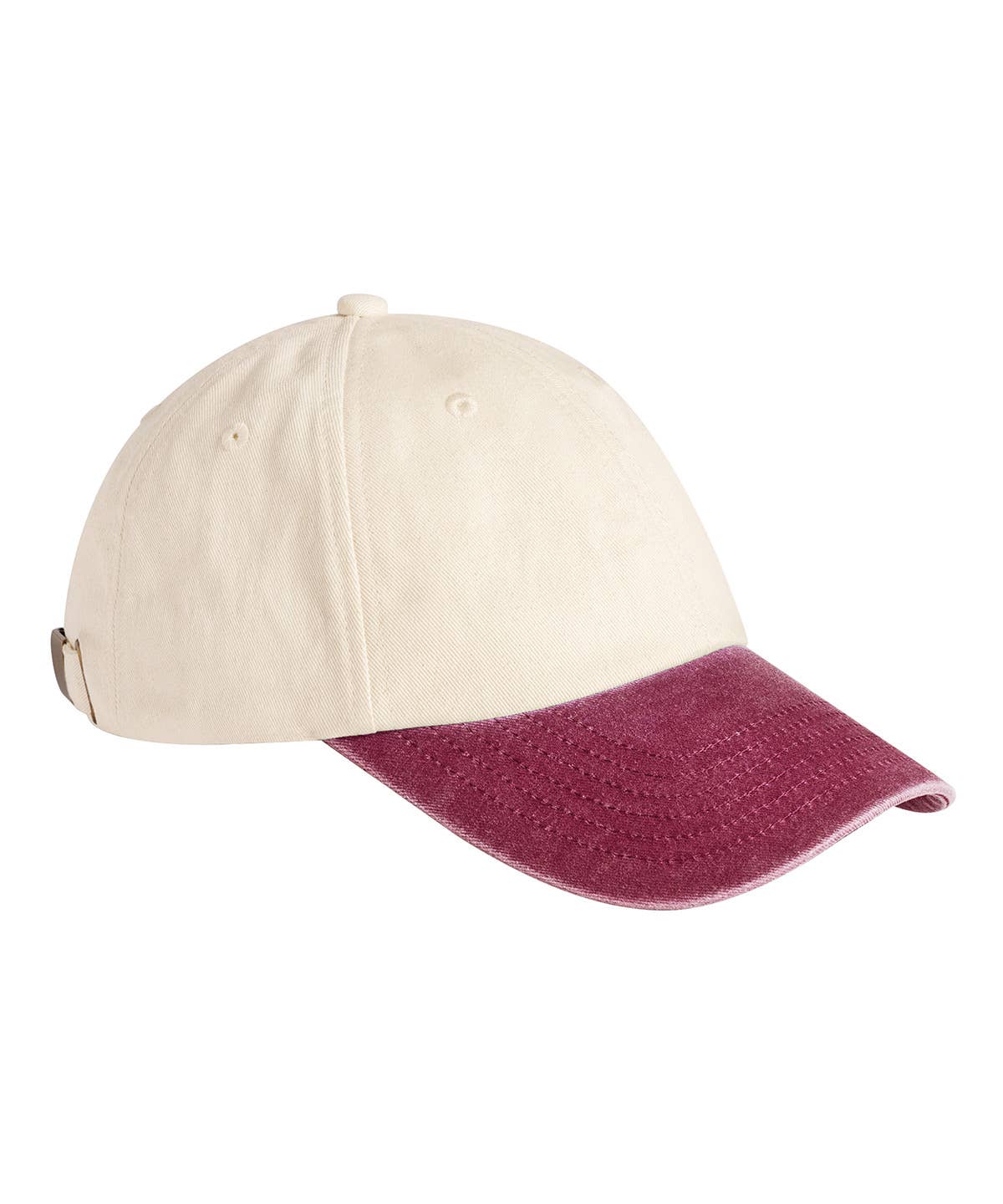 I could be meaner Embroidered Contrast Vintage Cap: Vintage brown