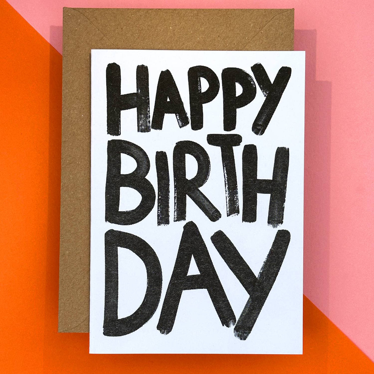 Greeting Card Birthday | Birthday Card: Black