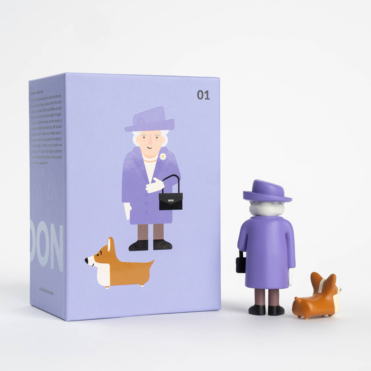 Queen Elizabeth & Royal Corgi – London Souvenir  Best Seller: Green