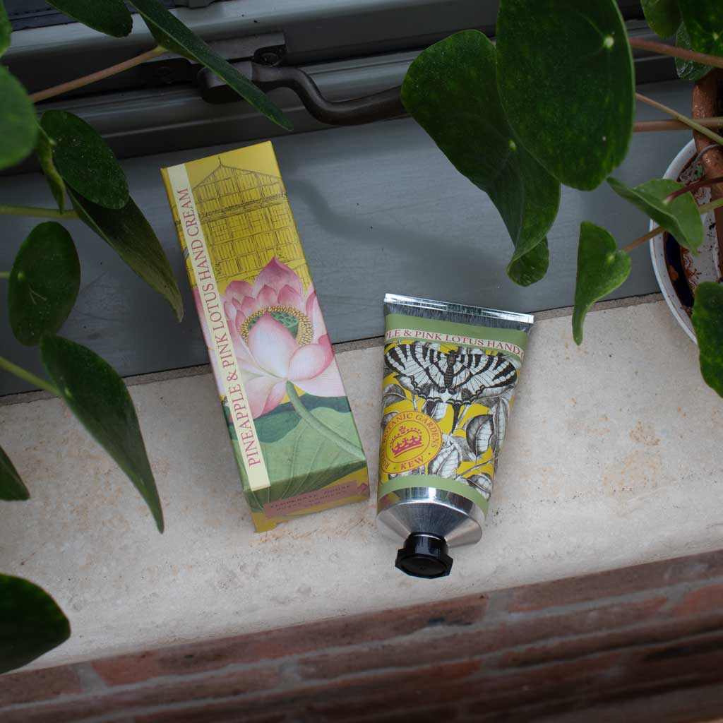 Kew Gardens Pineapple and Pink Lotus Hand Cream