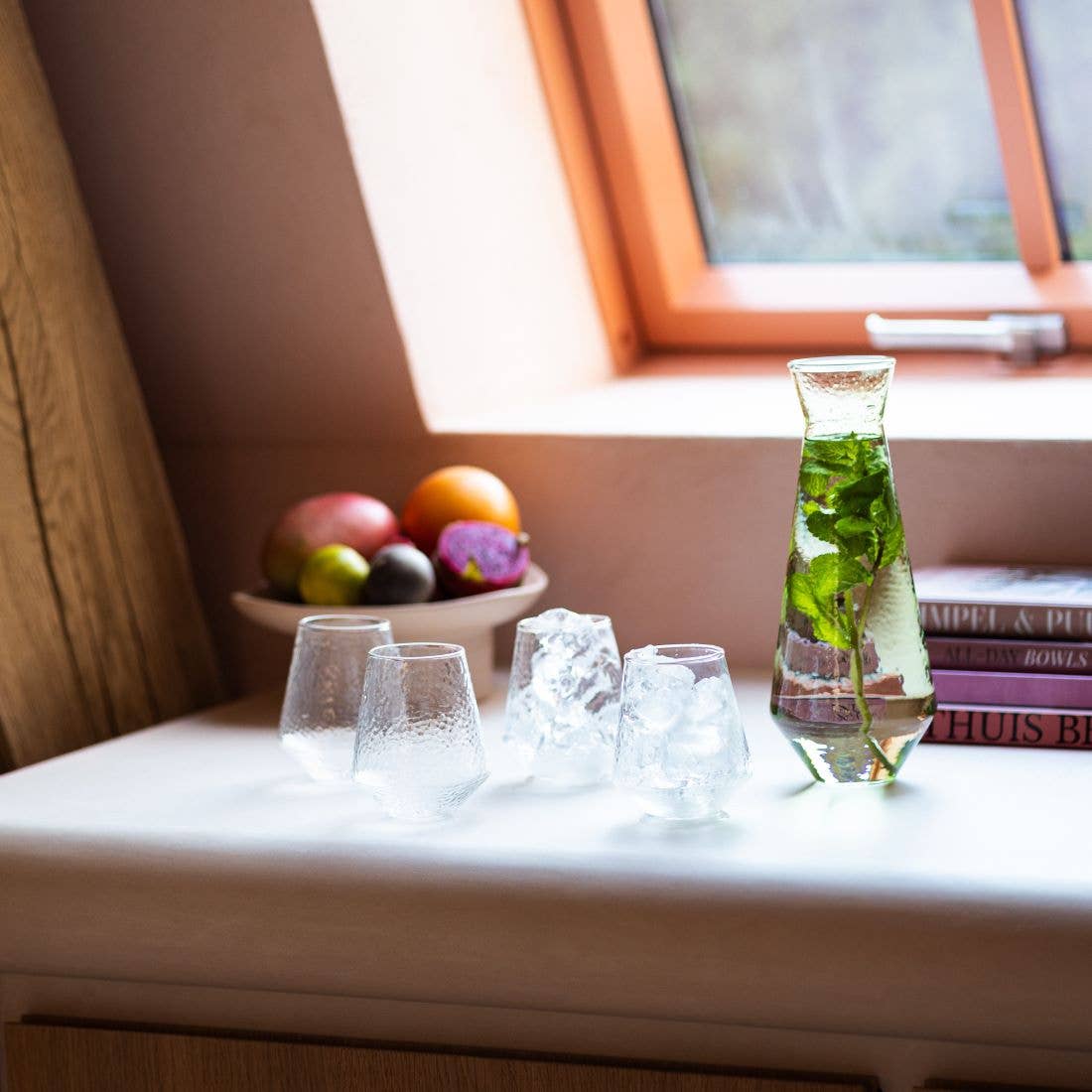 Water Glass Claude | Wine Glass | 400ML | clear: Glass