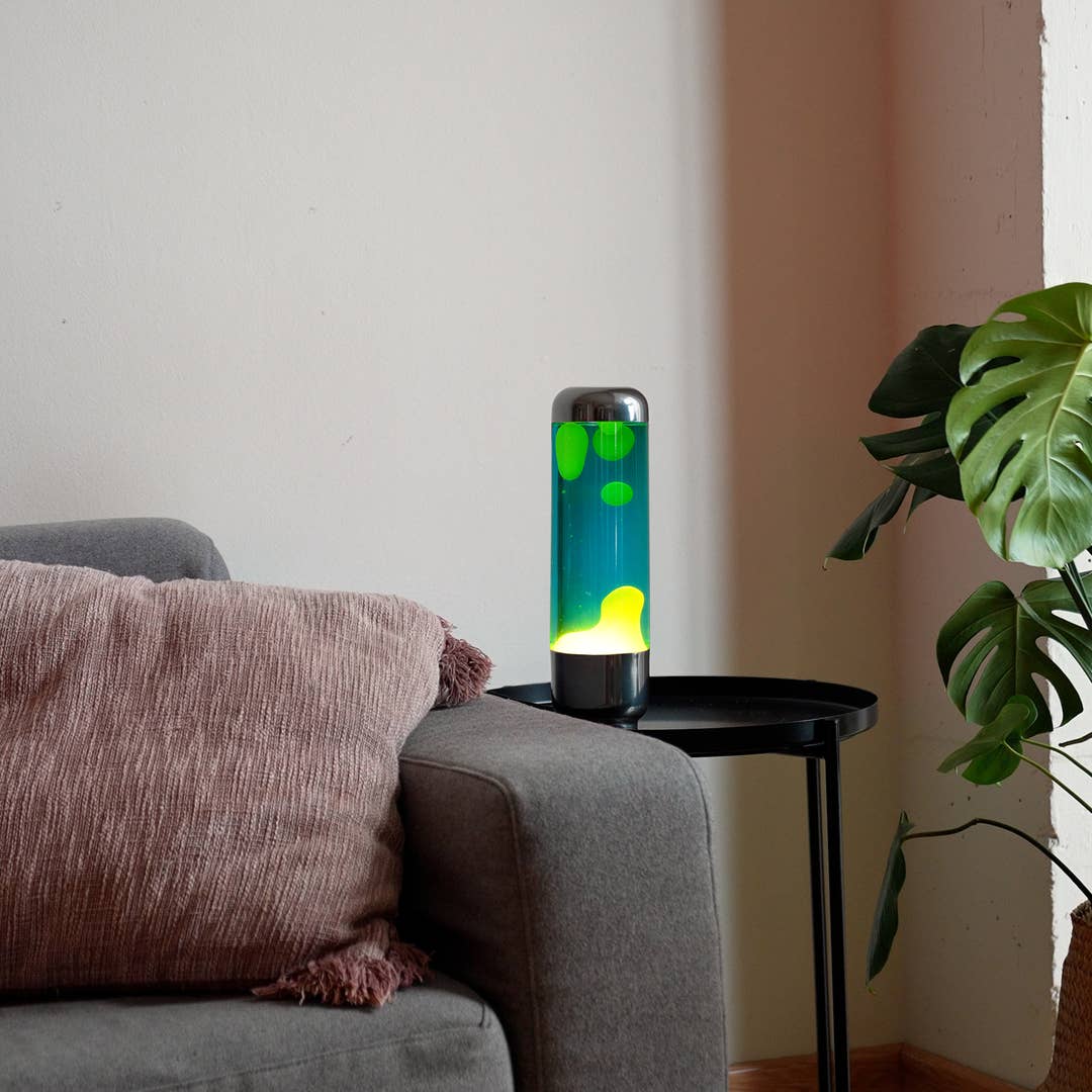 Balvi x Lúcid Lava Lamp | Capsule Blue & Lime Lava Lamp