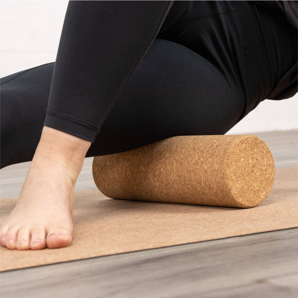 Natural Cork Fascia Massage Roller Available in 10 x 30cm and 15 x 45cm: 30cm