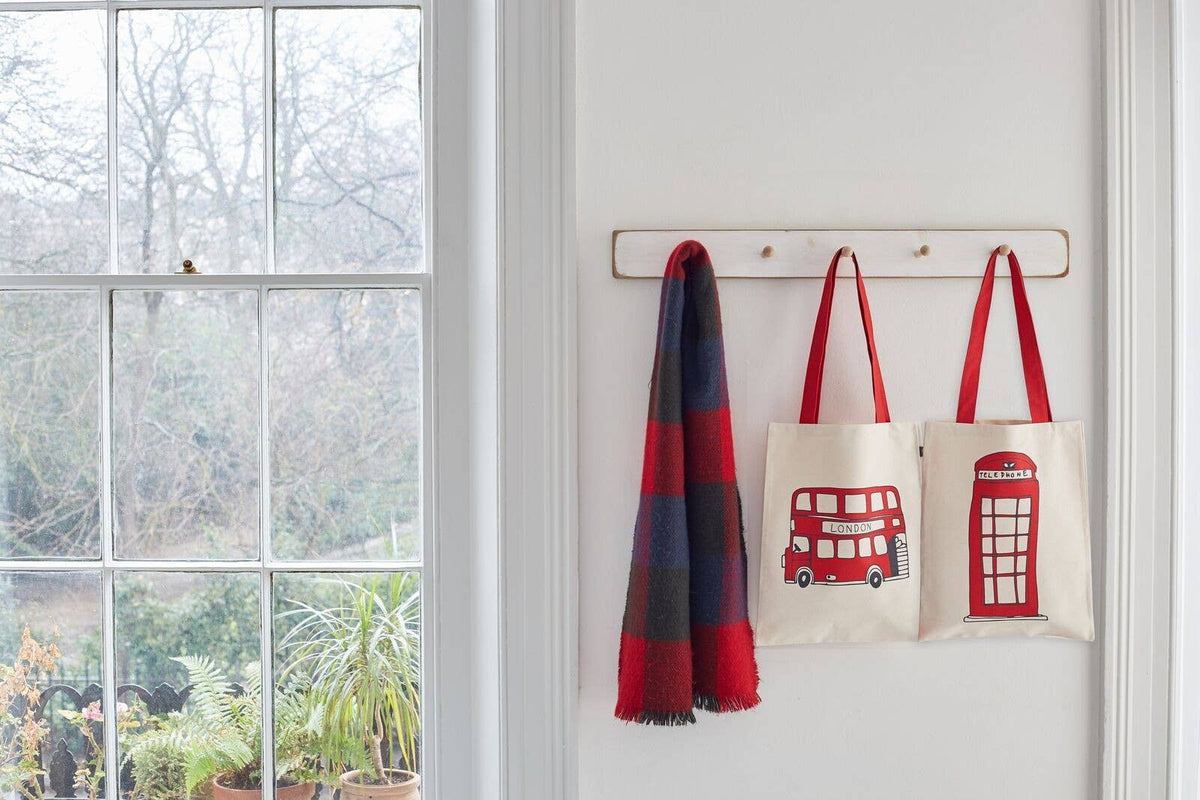 Telephone & Bus Canvas Bag