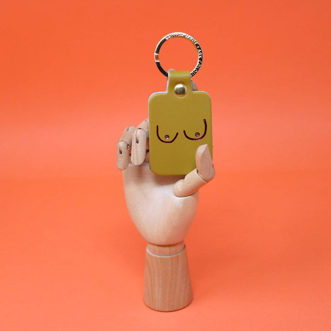 Boobs Key Fob: Black