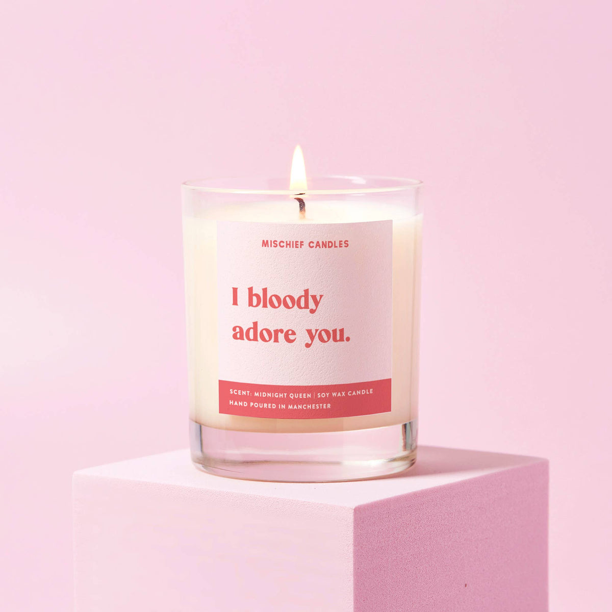 Friendship Gift Funny Gift For Her Candle Bloody Adore You