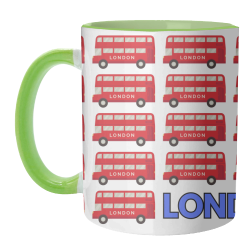 Mugs 'London Buses' by Lilly Rose
