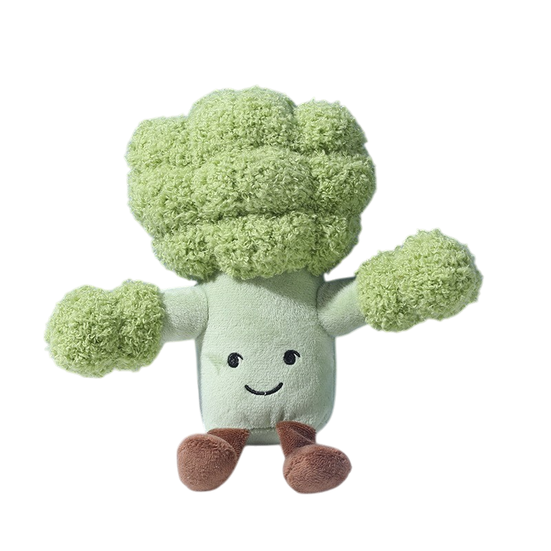 Cute Fruit Plush Dog Toy – Squeaky Chew Toy: Watermelon