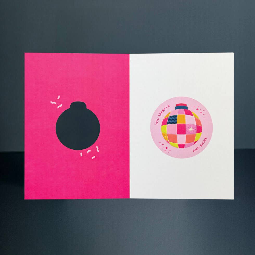 Disco Ball Birthday Card