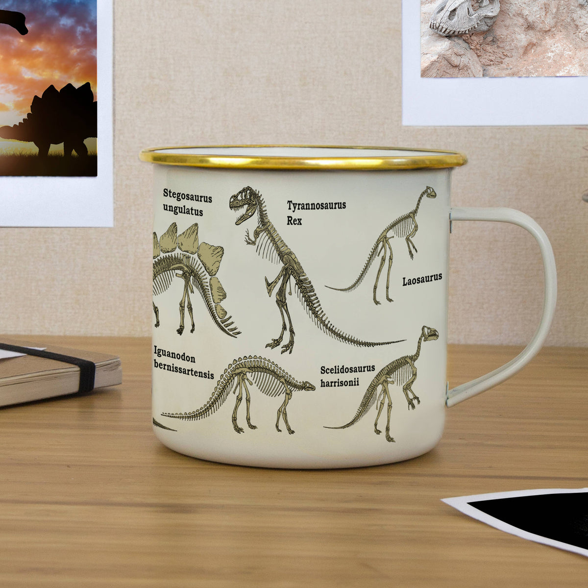 Dinosaurum Enamel Mug