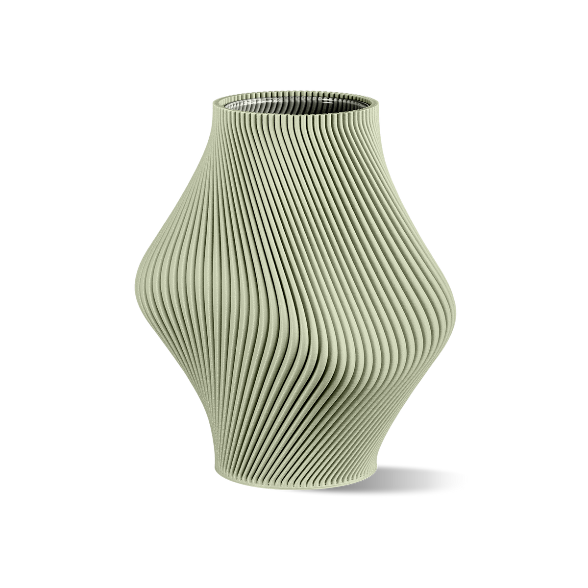 Bloz—16 Vase: Charcoal