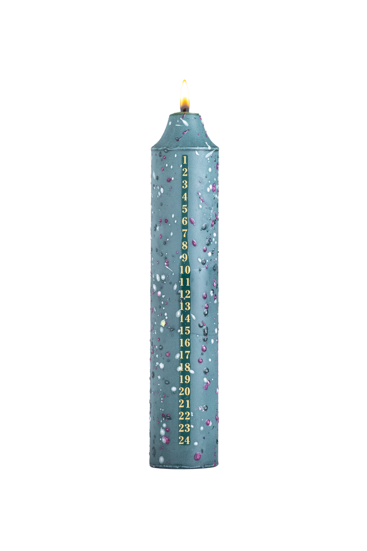 Advent Candles, Scented Christmas Candles, Advent : Pink Stripe: Yala