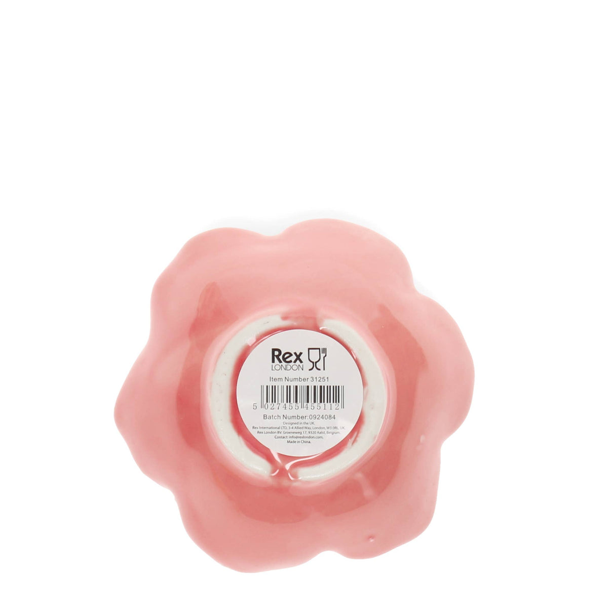 Ceramic flower bowl 9cm - Pink