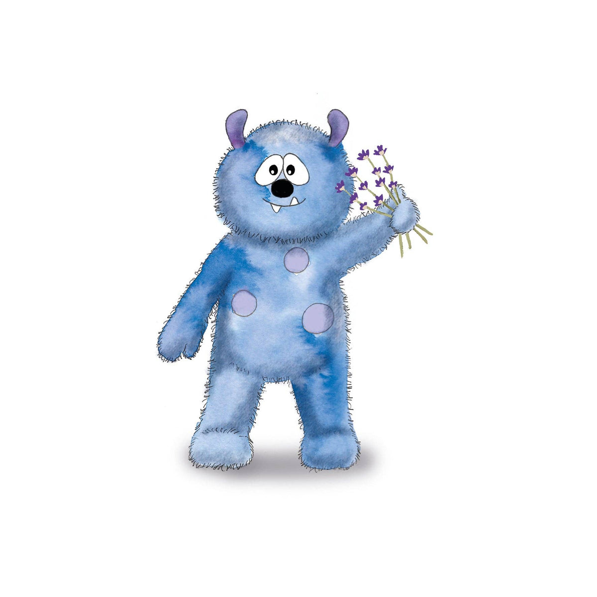 Warmies Blue Monster