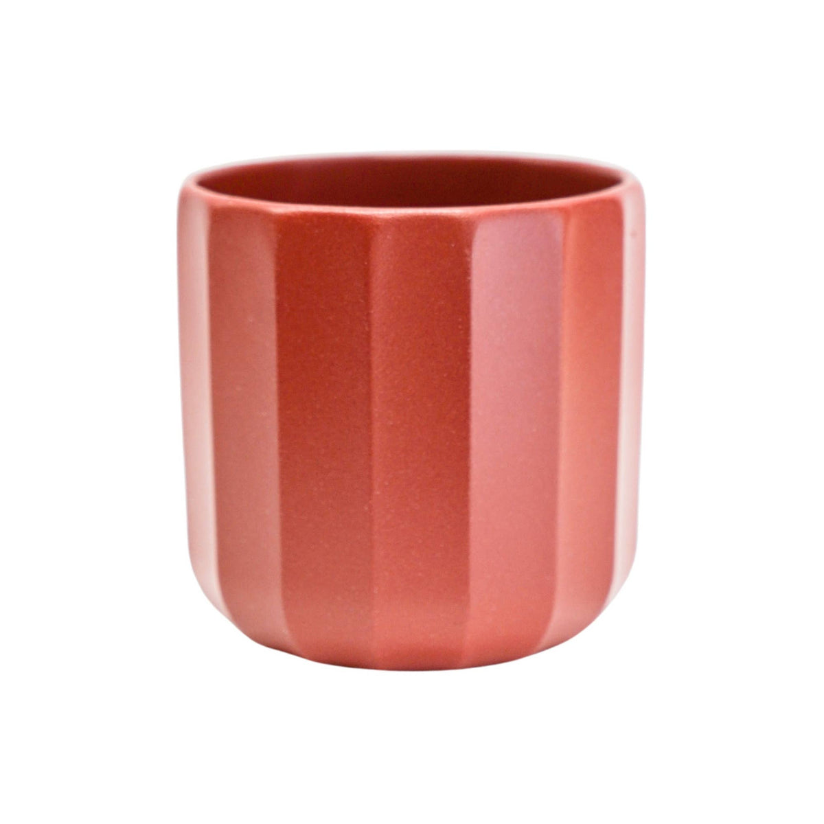 Positano Geo Planter: Burnt Orange / 11 cm