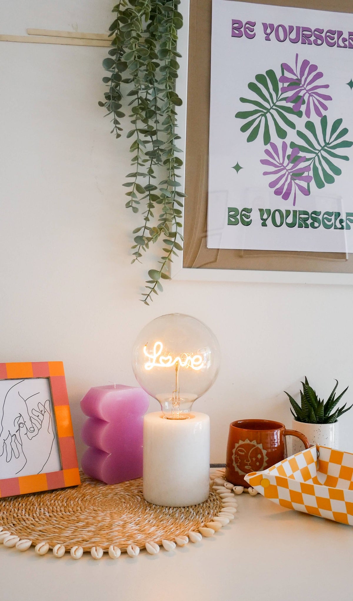 LED Text Light Bulbs- Screw Down