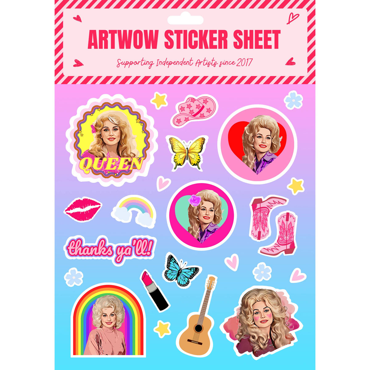 Sticker Sheets 'Queen Dolly'