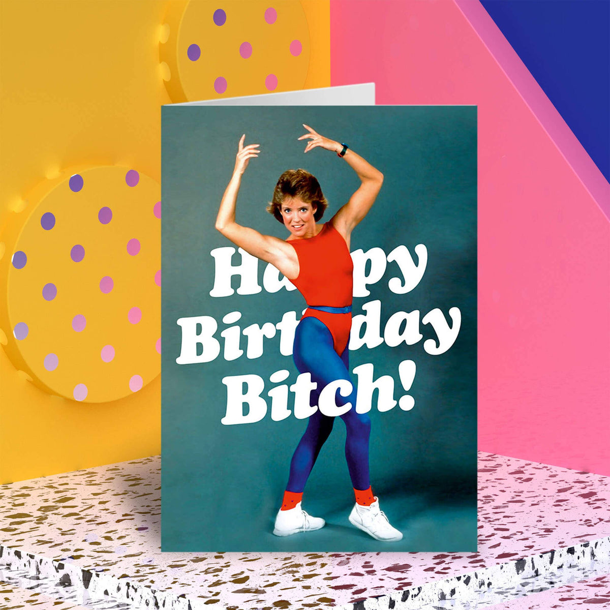 Happy birthday bitch Greeting Card