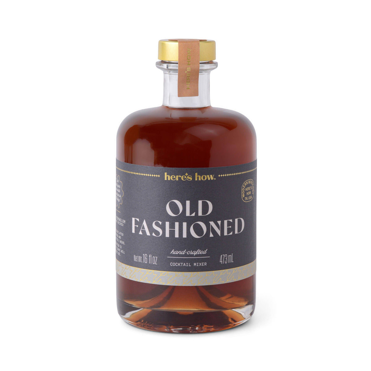 Here&#39;s How Old Fashioned Cocktail Mixer 500ml