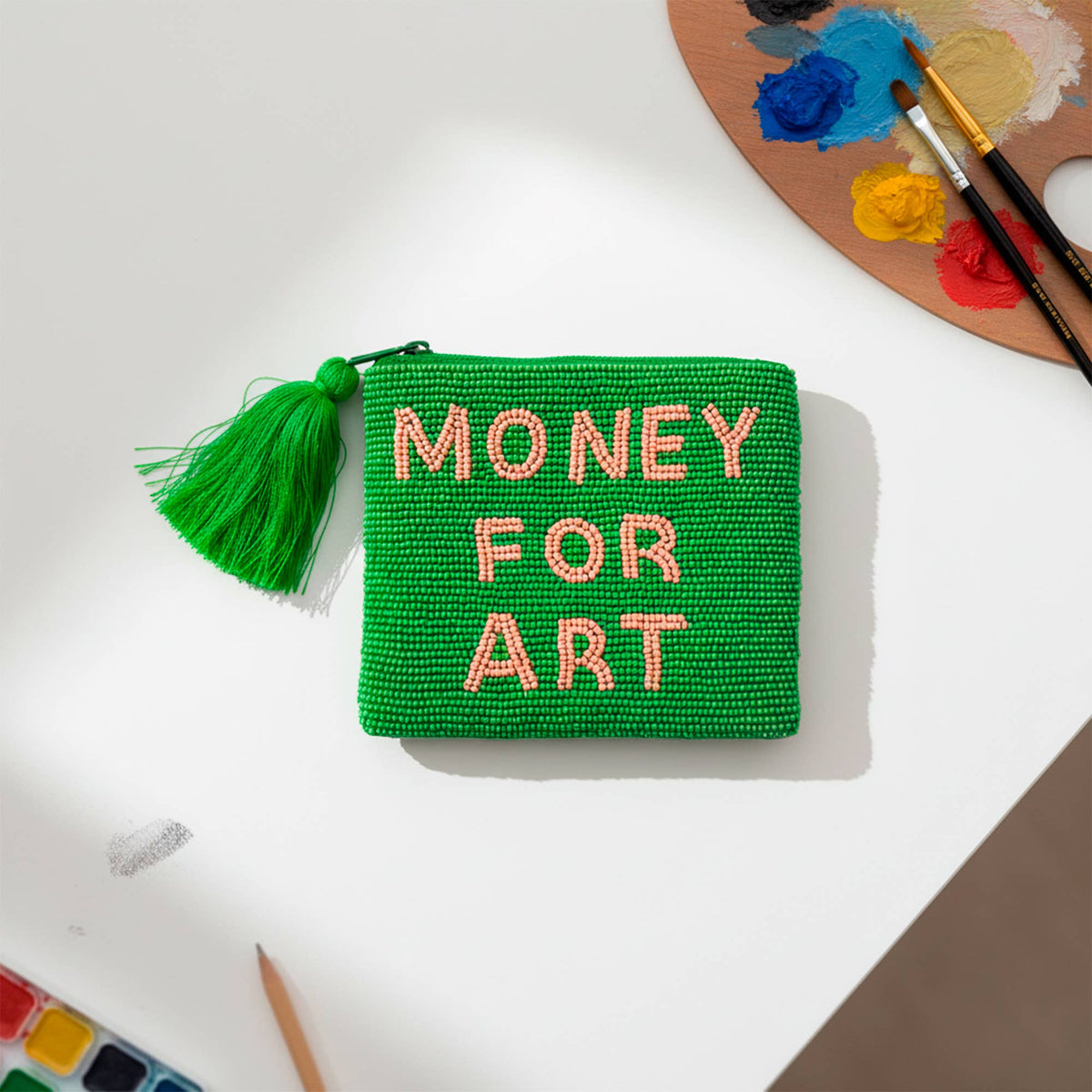 Helio Ferretti | Coin Purse/Pouch | Money For Art | Green