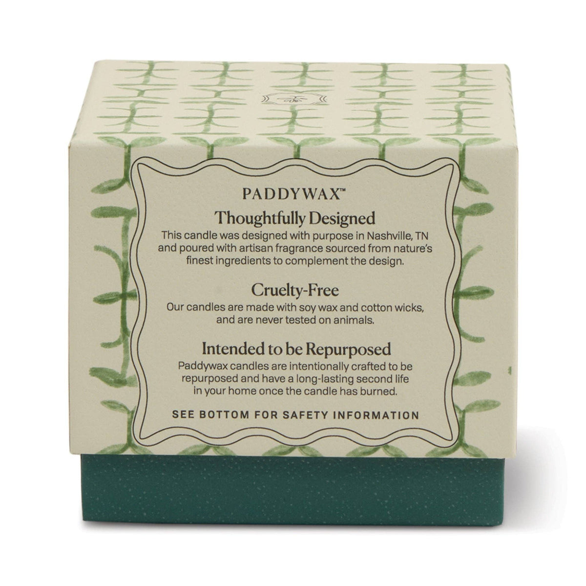 Paddywax Tulip Glass Candle - Verbena & Lemongrass