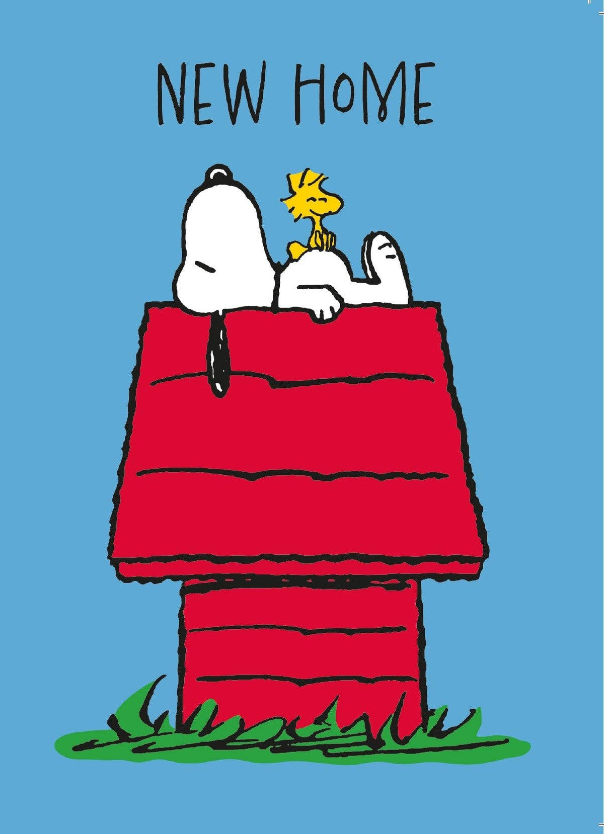 Peanuts Snoopy New Home Card