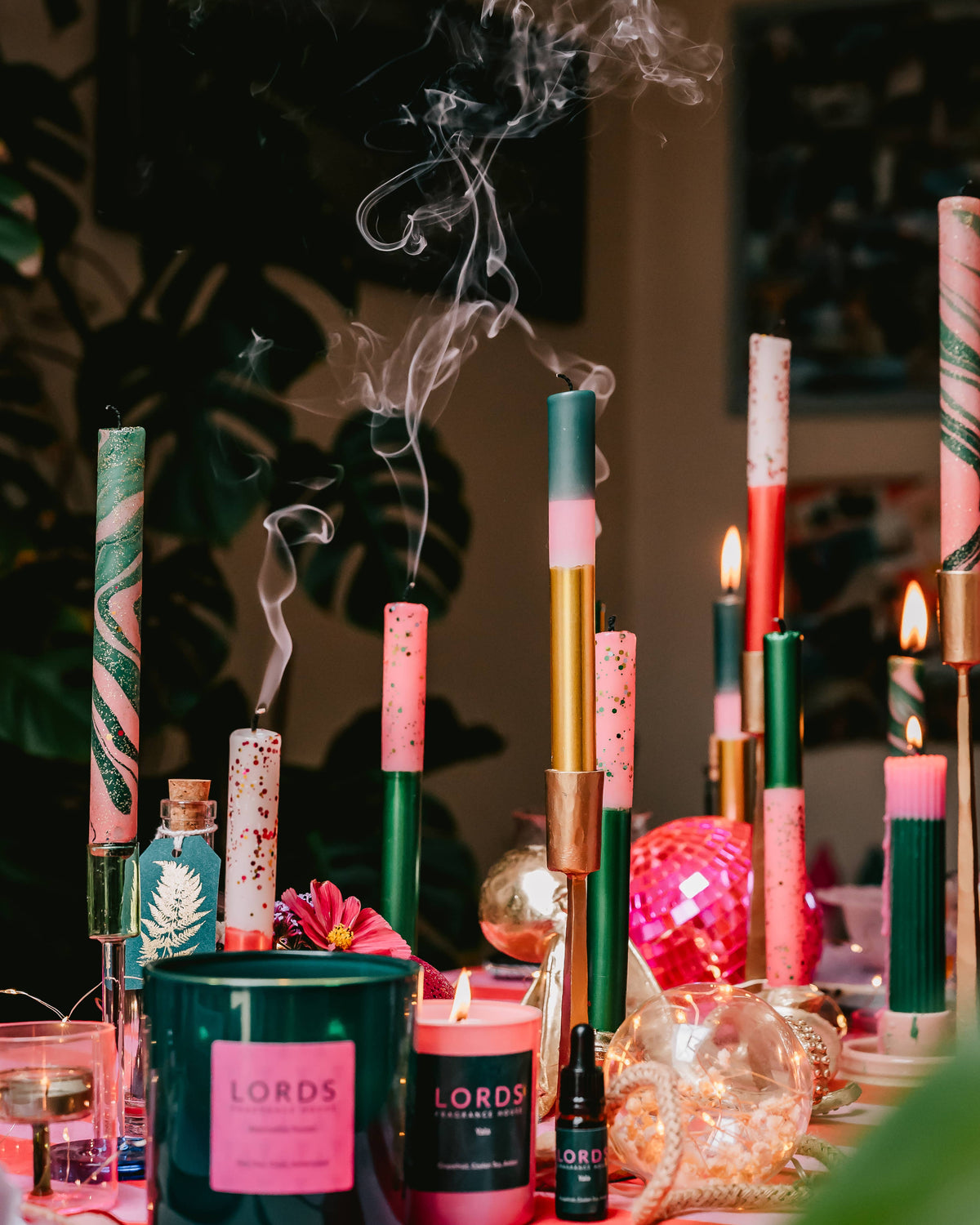 Oxfordshire Dinner Candles | Taper Candles | Dip Dye Candles