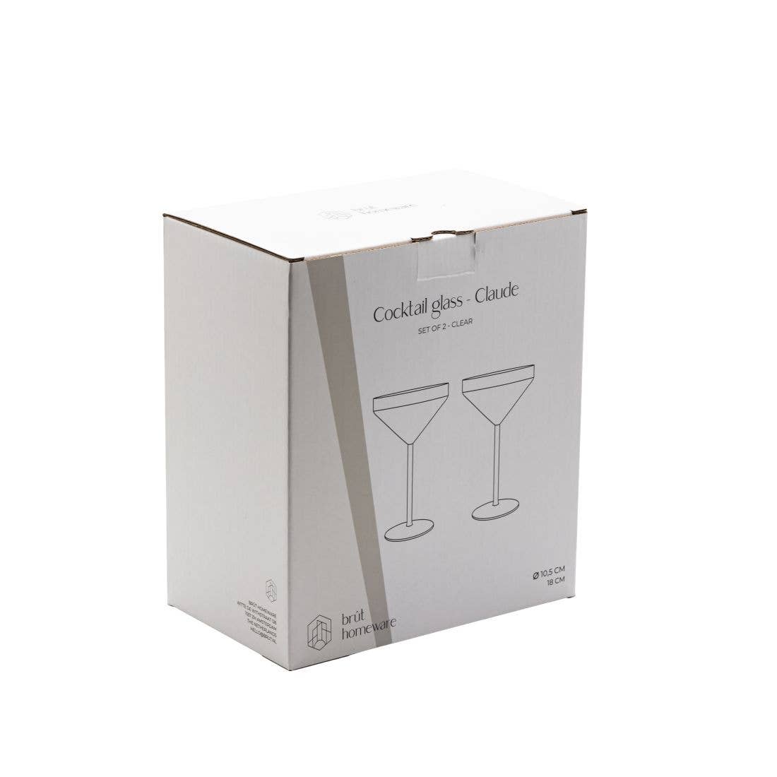Cocktail Glass Claude | set of 2 | clear | Martini glasses: Glass