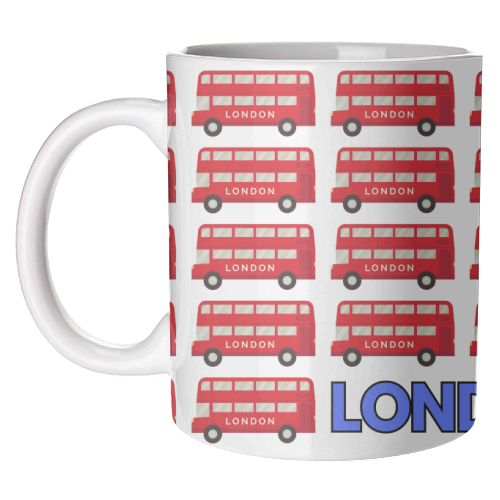 Mugs 'London Buses' by Lilly Rose