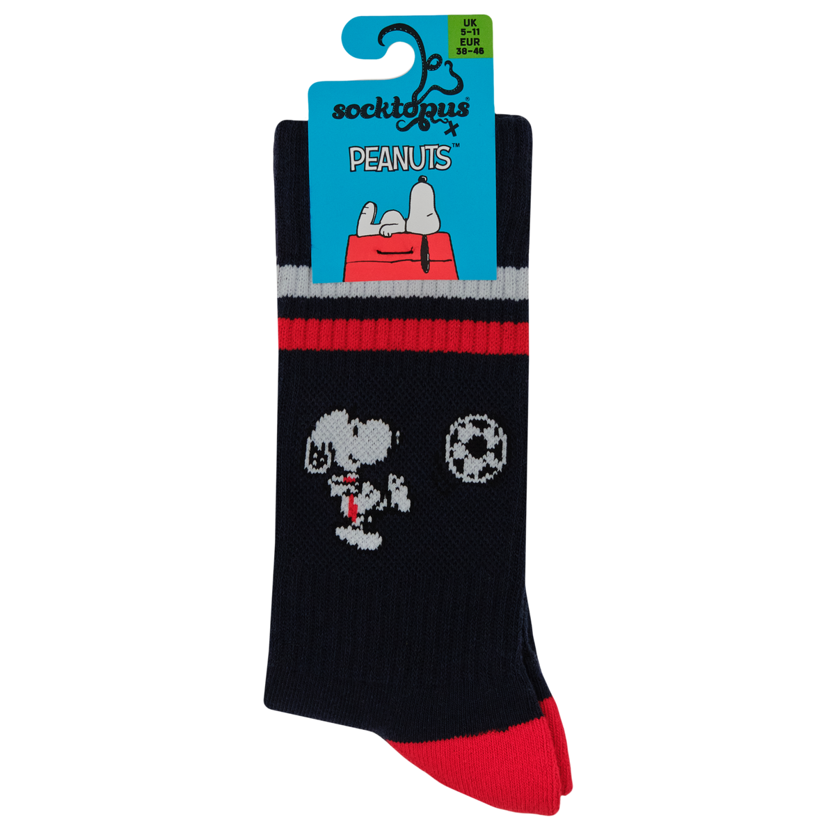 Football Athletic Socks - Peanuts: NAVY / ONE SIZE (UK 5-11 / EU 38-45 / US 7-12)