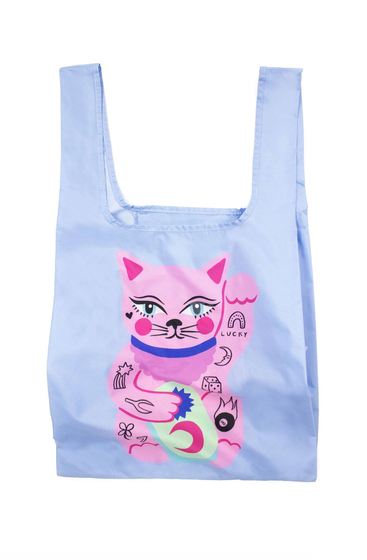 Amy Hastings | Lucky Cat Medium Reusable Bag