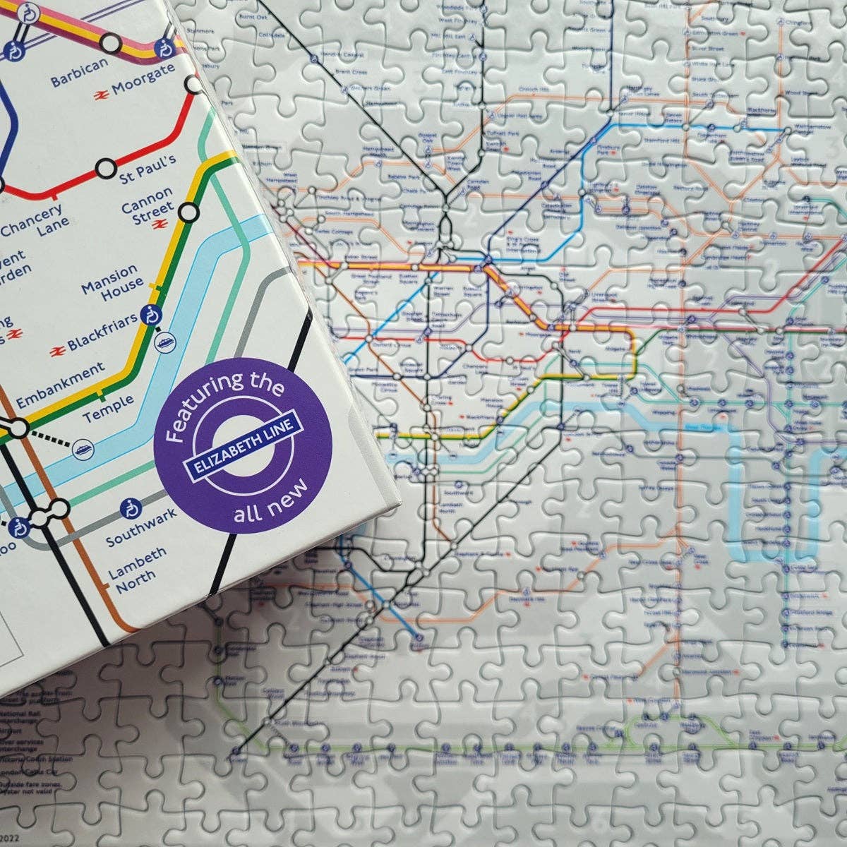 TfL London Tube Map 500 Piece Jigsaw Puzzle