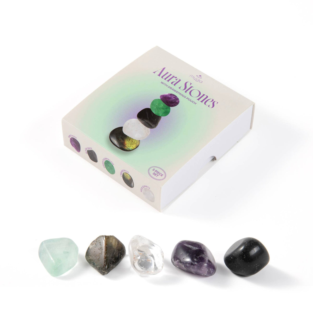 Myga Wellbeing Crystal Collection - Single Units: Aura