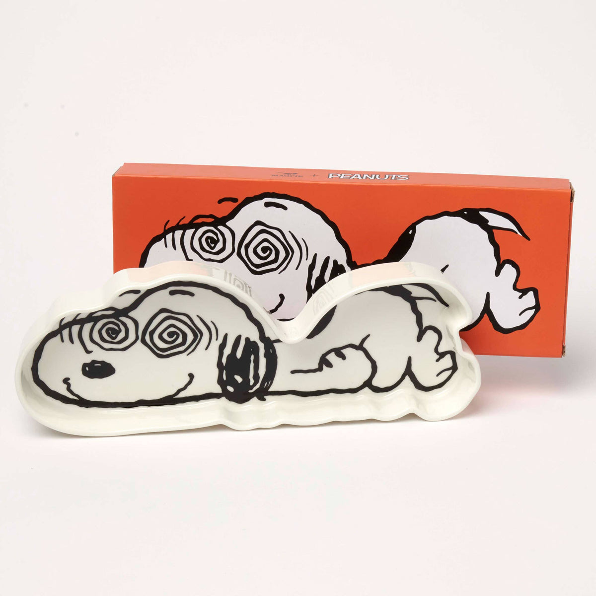 Peanuts Snoopy Tune Out Shaped Trinket Dish