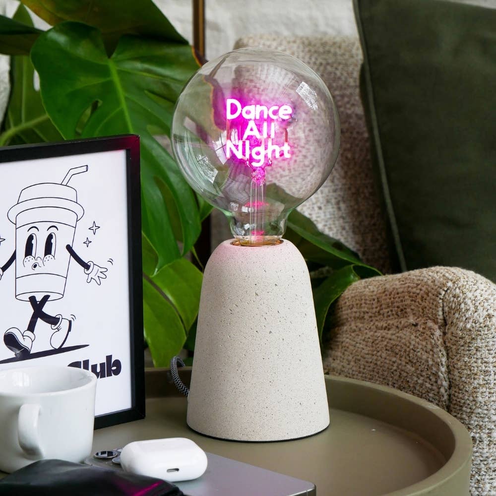 LED Text Light Bulbs- Screw Down