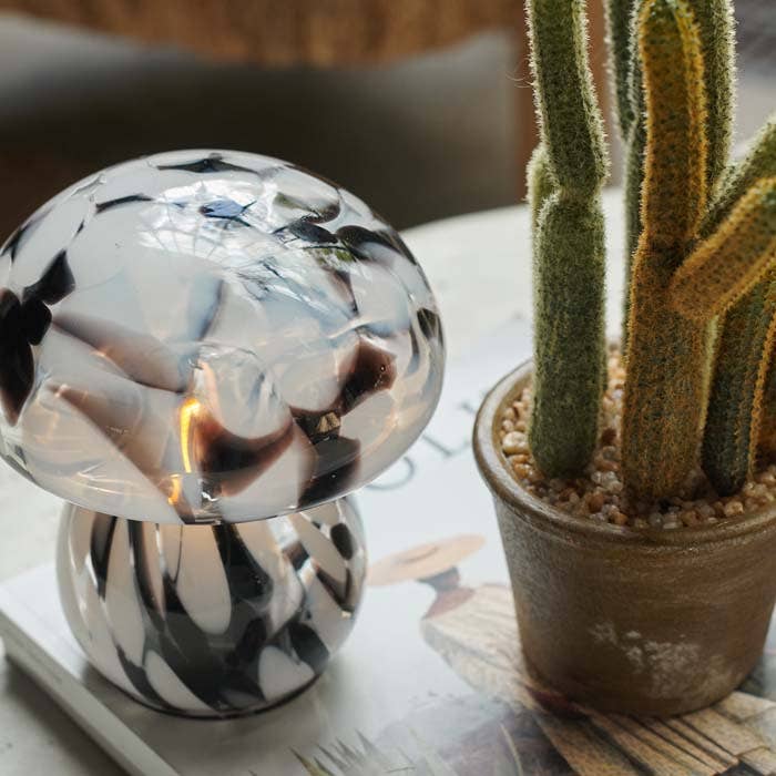 MUSHROOM CORDLESS LED LAMP - NOIR