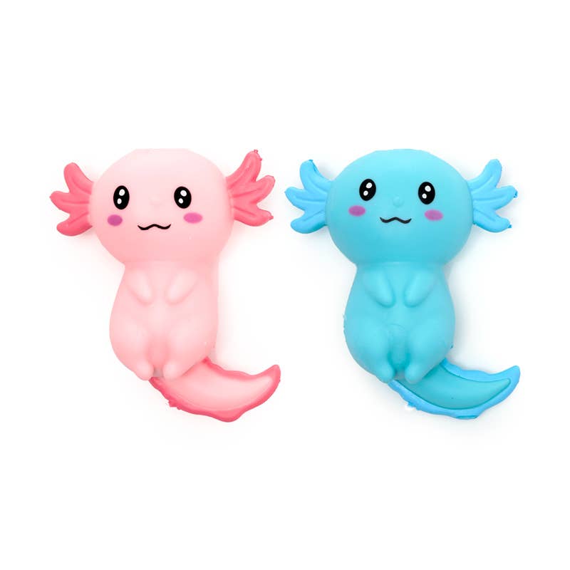 Stretchy Squeezy Axolotl Toy